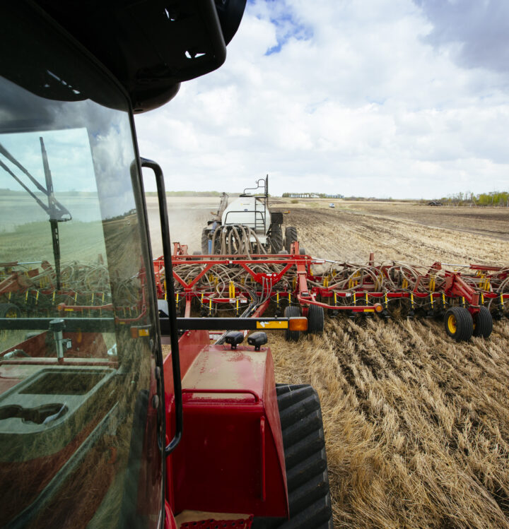 Drill Seeding into Stubble